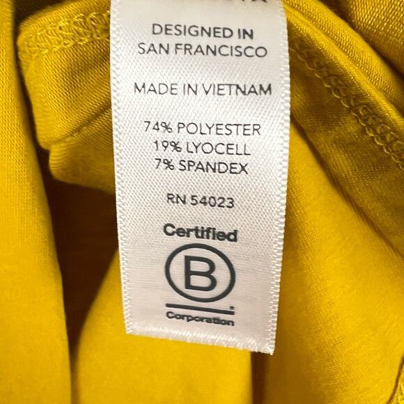 ATHLETA Women's S Earthen Ochre Essence Vital Tie Open Back Yoga Athleisure Tank - Picture 7 of 11